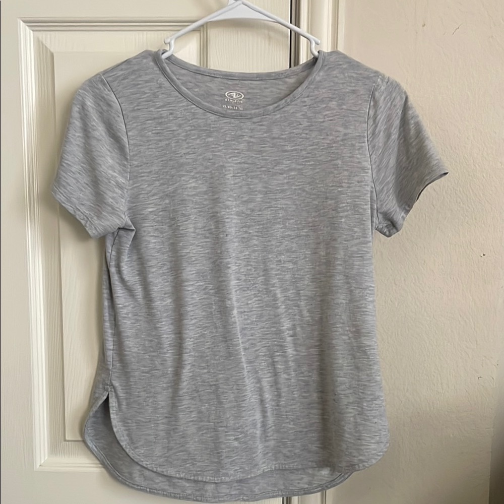 Gray Women's Short Sleeve Top